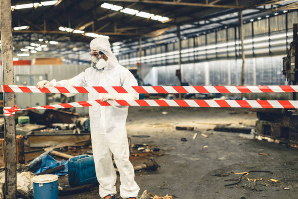 Professional Biohazard technician working in Oakfield, WI